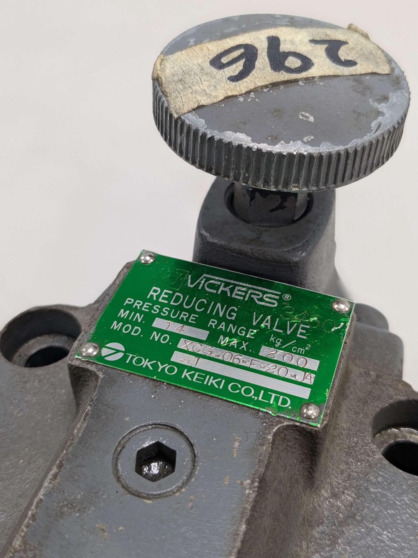 (SYL8) Pressure Reducing Valve - XCG-06-F-20-JA-J