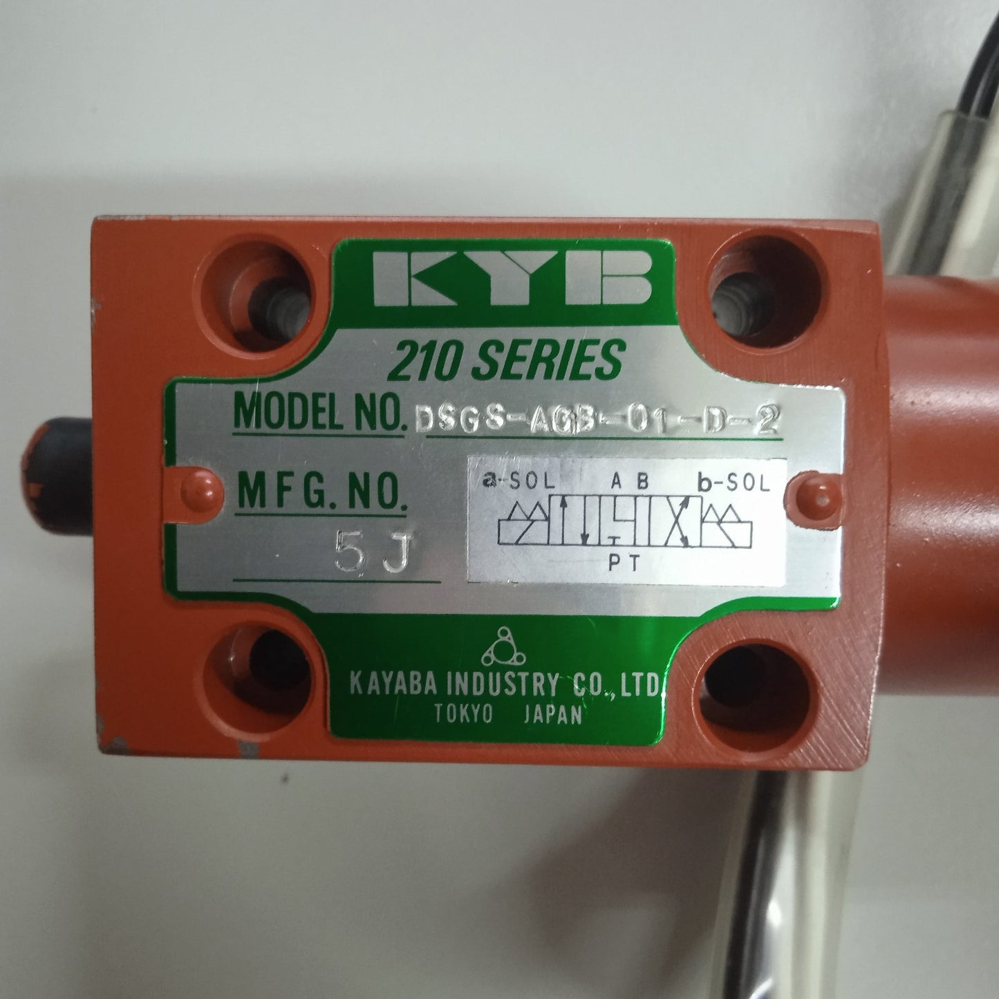 [STK00010] Directional Control Valve DSGS-AGB-01-D24 (New Original Nameplate)